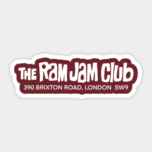 The Ram Jam Club Brixton Sticker